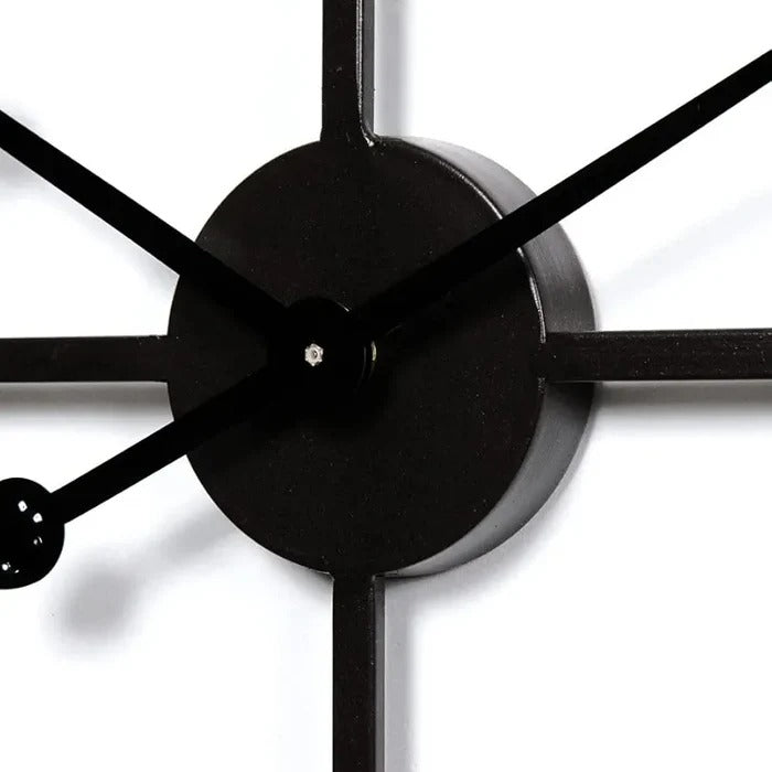 METALLIC ABSTRACT WALL CLOCK