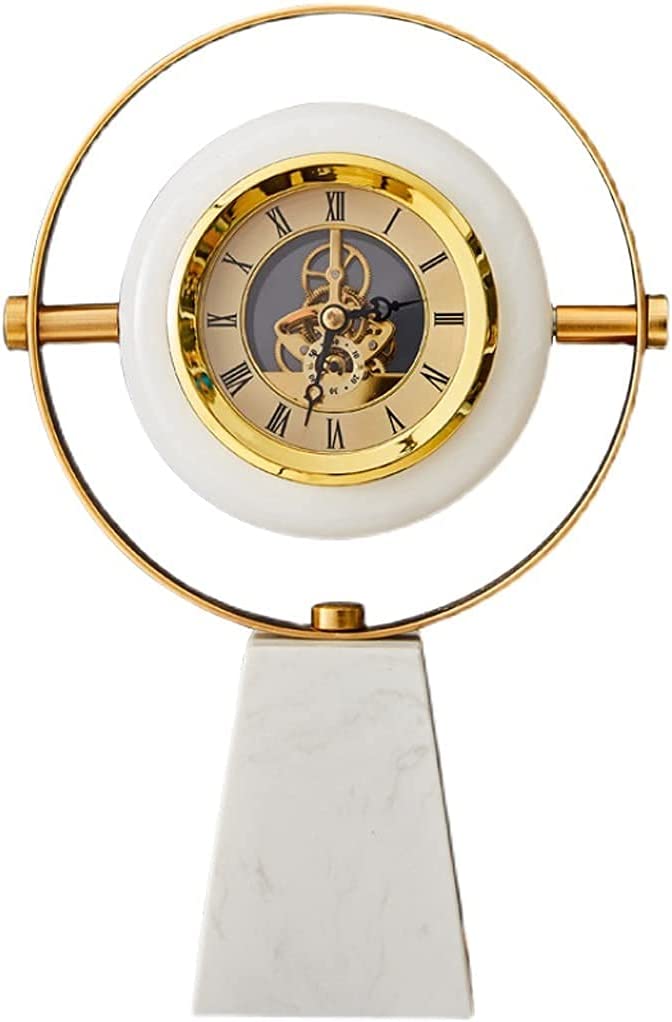 LUXURY WHITE TABLE CLOCK