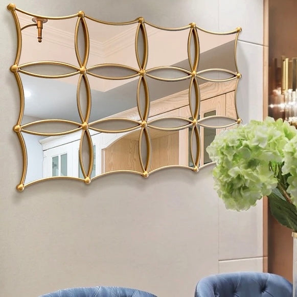 METALLIC WALL HANGING MIRRORS