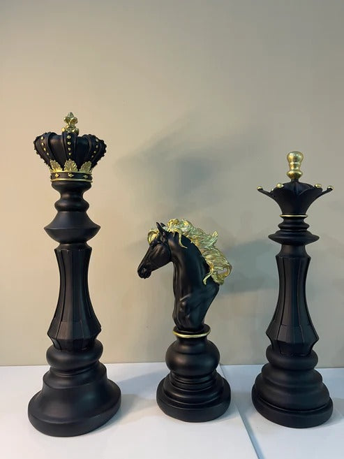 CHESS DESIGN DECOR (SET OF 3)