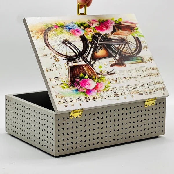 FOLRAL JEWELRY BOX