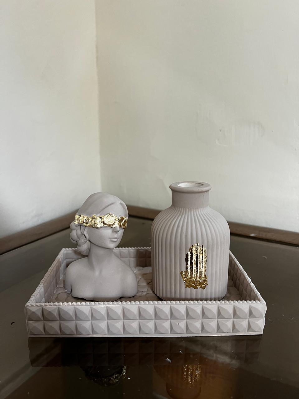 CONCRETE TRAY SET