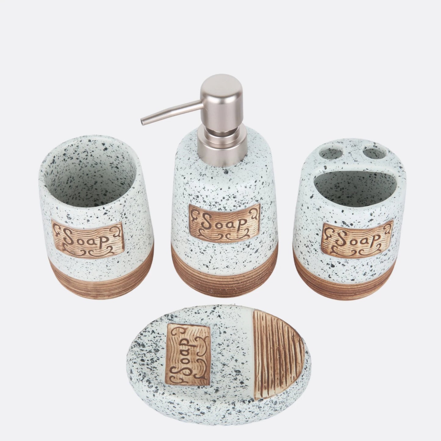 MARBLE DESIGN DISTINCT BATH SET