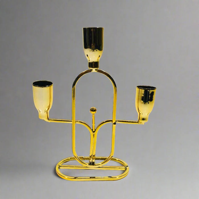 GOLDEN CANDLE STAND