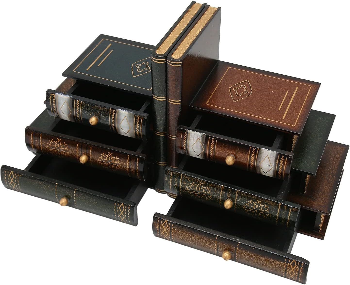 VINTAGE WOODEN BOOK HOLDERS