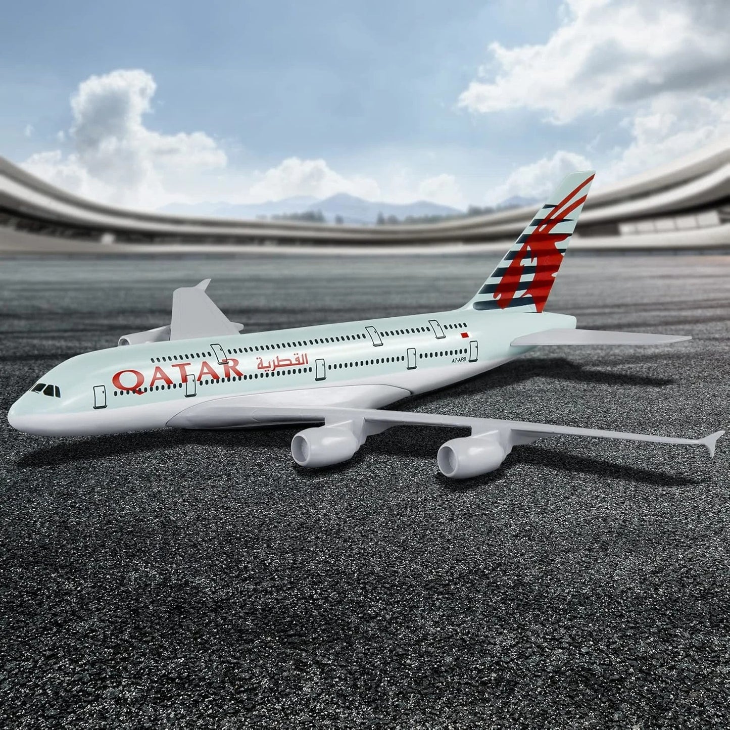 QATAR AIRWAY AIRPLANE MODEL