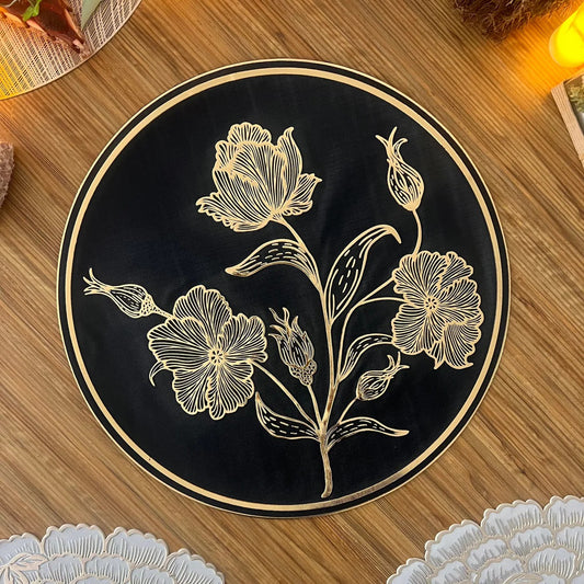 ROSE DESIGN PLACEMATS (SET OF 2)