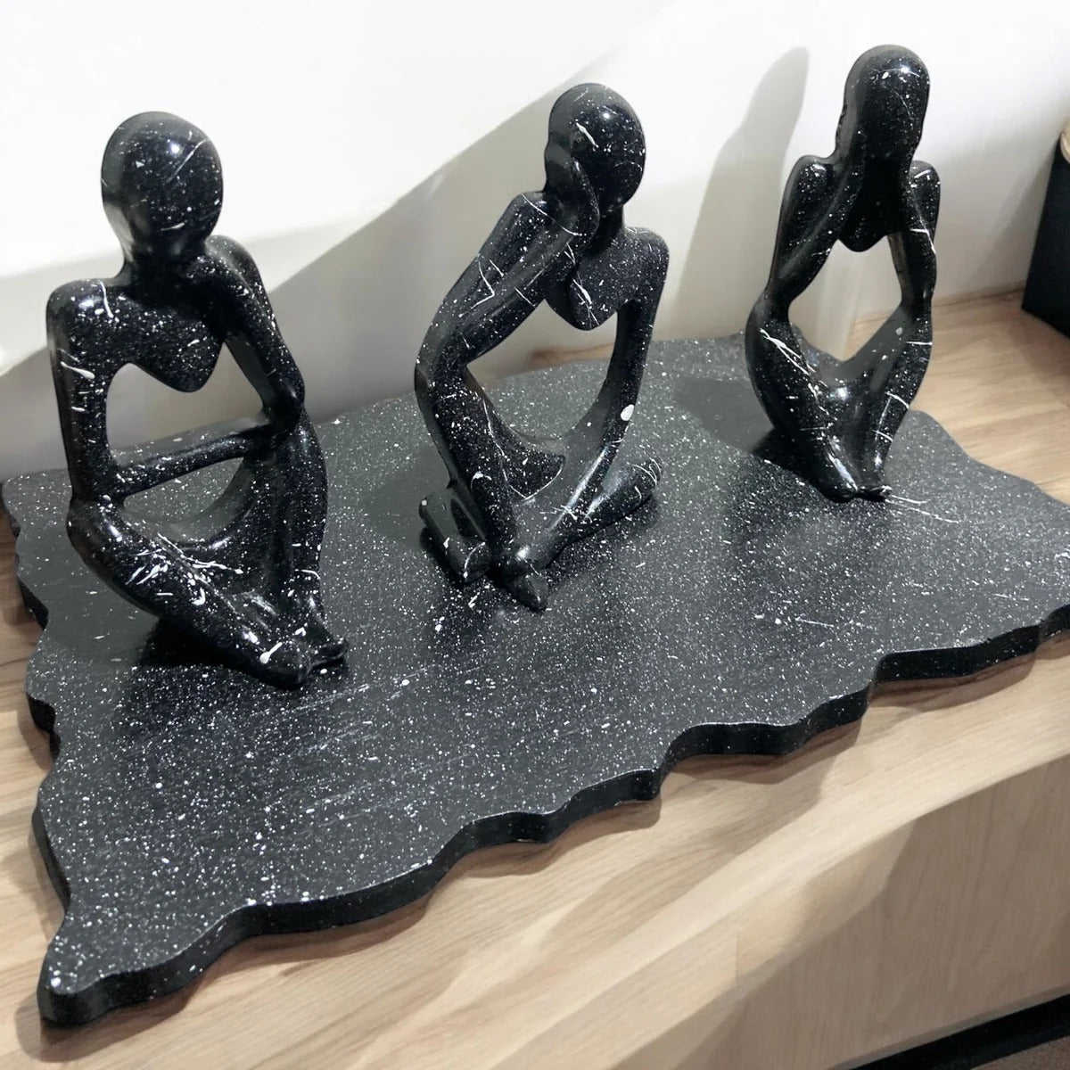 HOLLOW MAN SCULPTURES WITH TRAY