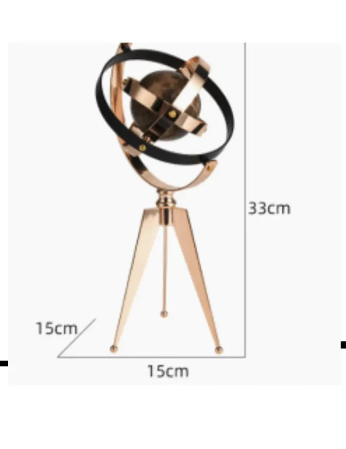 ANTIQUE ASTHETIC TRIPOD GLOBE