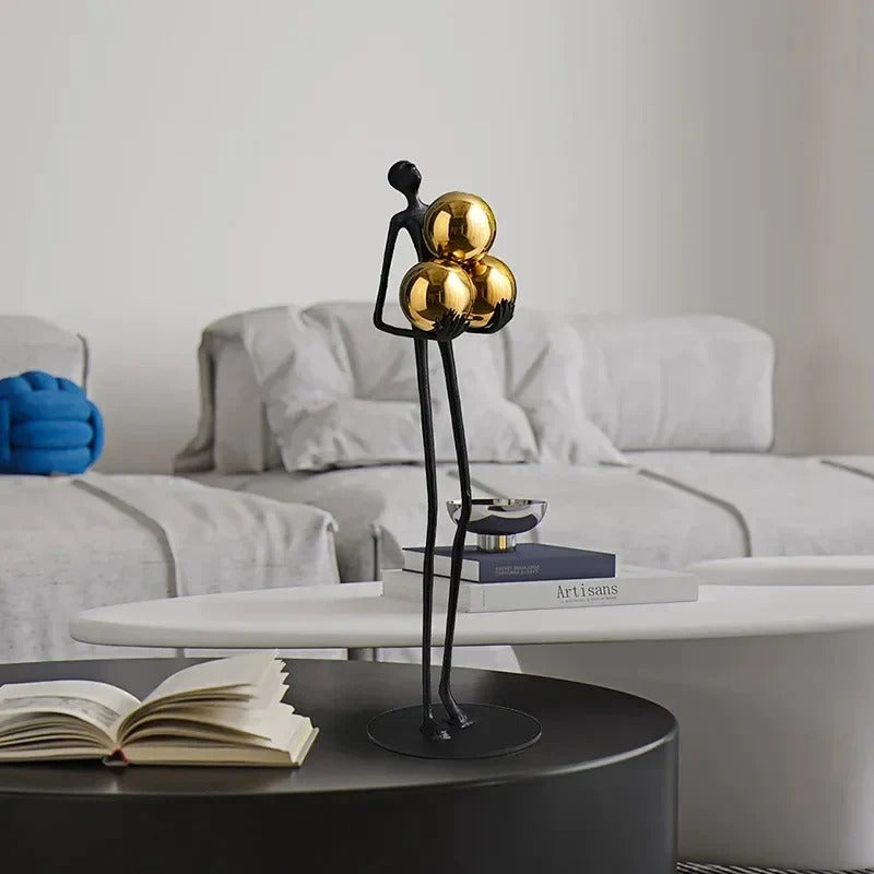 JUGGLE METALLIC NOVELTY SCULPTURE