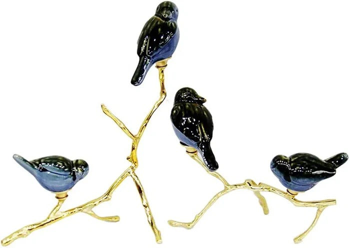 CREATIVE NORDIC BRASS BIRDS DECOR