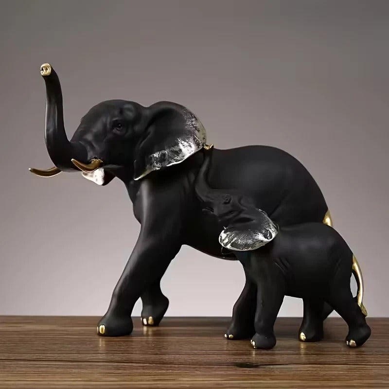 ANTIQUE ELEPHANT SCULPTURE