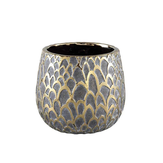 VINTAGE RAISED TEXTURE VASE