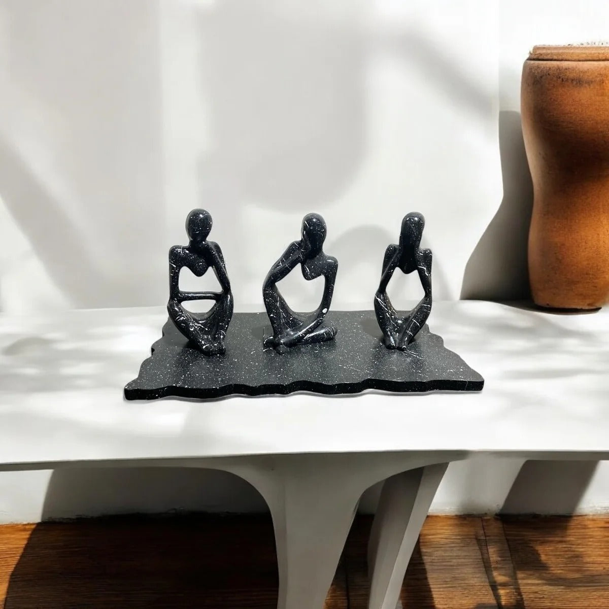HOLLOW MAN SCULPTURES WITH TRAY