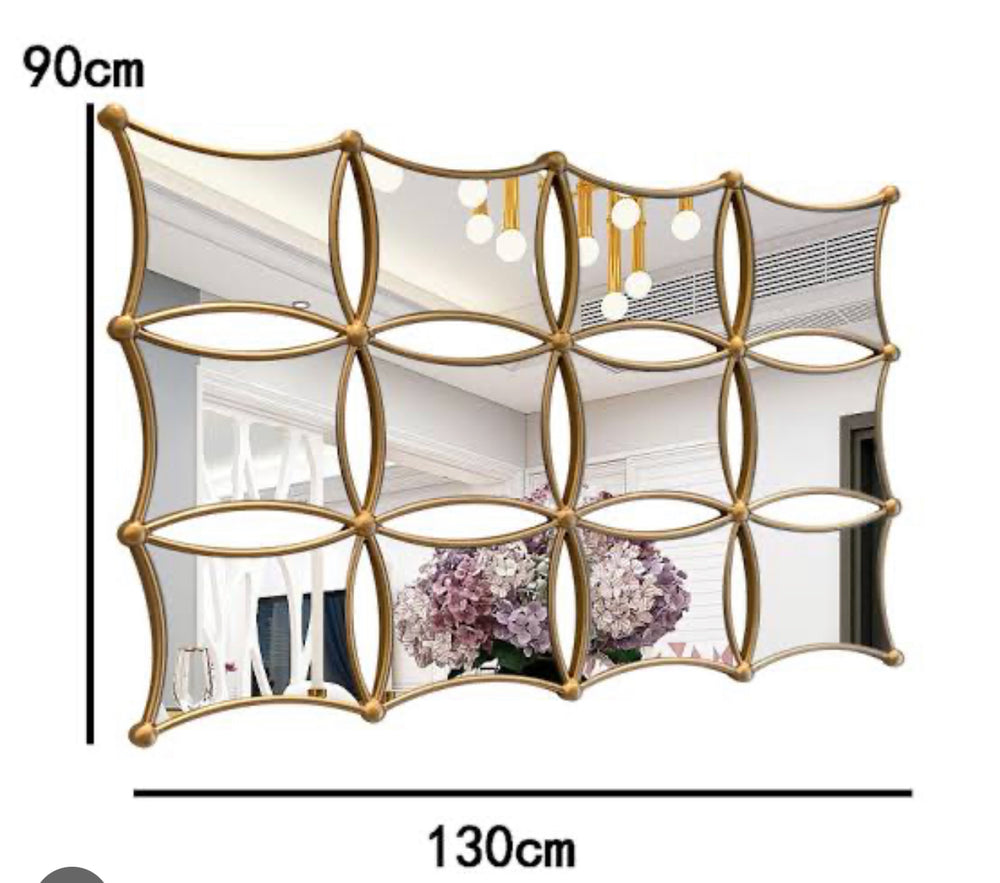 METALLIC WALL HANGING MIRRORS