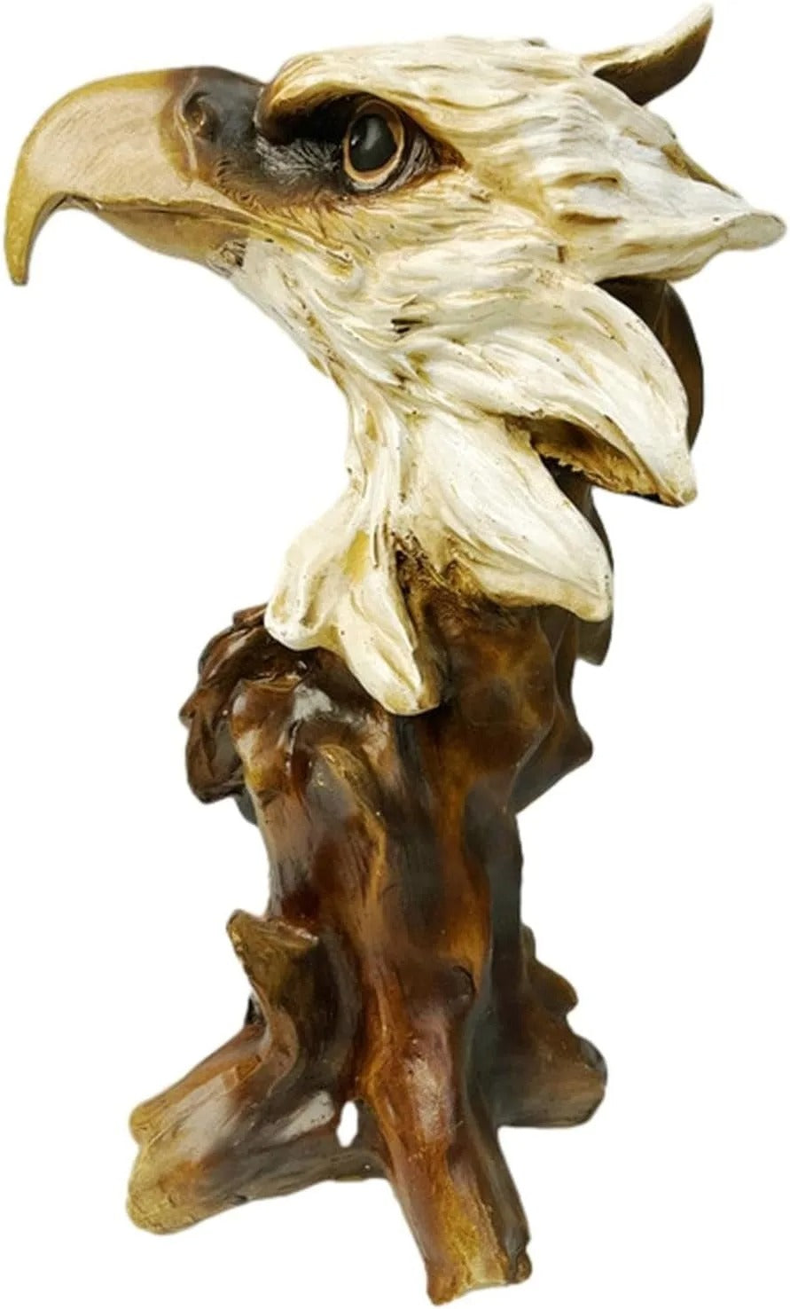 ANTIQUE EAGLE HEAD SCULPTURE