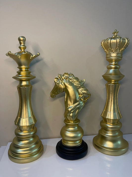 CHESS DESIGN DECOR (SET OF 3)