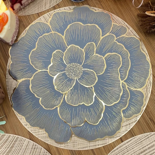FLORAL ROUND PLACEMATS (SET OF 2)