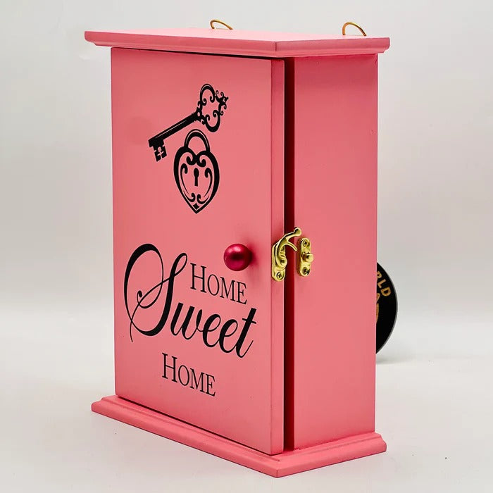 HOME SWEET HOME WOODEN KEY HOLDER