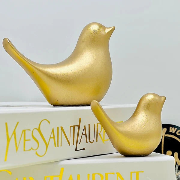 JANE & JOE SPARROWS STATUE (SET OF 2)