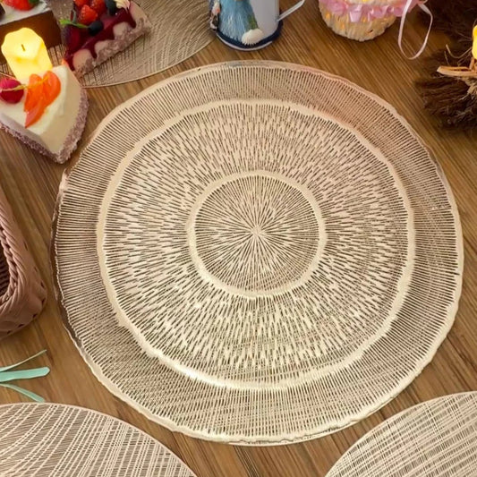 ROUND DESIGN PLACEMATS (SET OF 2)