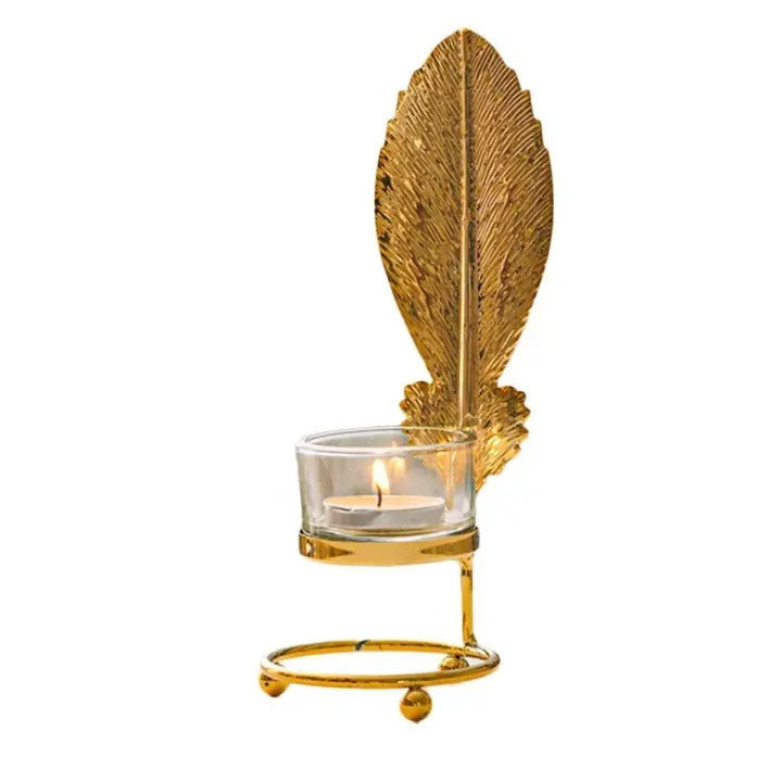 LEAF DESIGN CANDLE HOLDER
