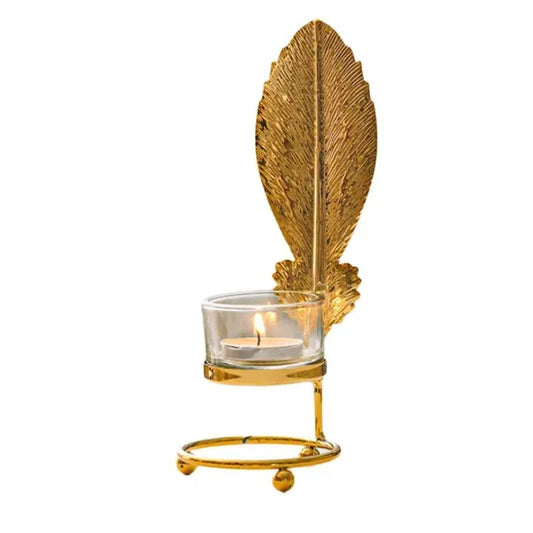 LEAF DESIGN CANDLE HOLDER