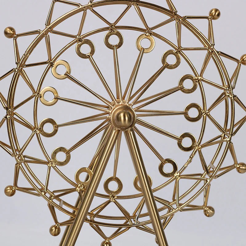 BRASS FERRIS WHEEL ORNAMENT