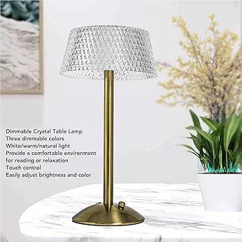 RECHARGEABLE LAMP WITH 3 COLOURS