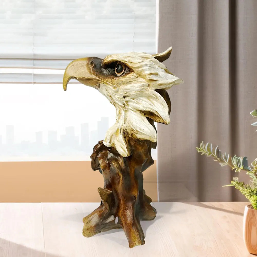 ANTIQUE EAGLE HEAD SCULPTURE