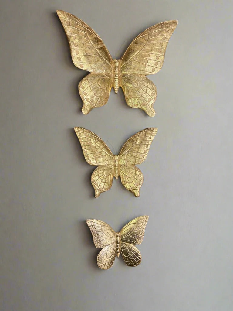 BUTTERFLY DESIGN WALL HANGING (3 PCs)
