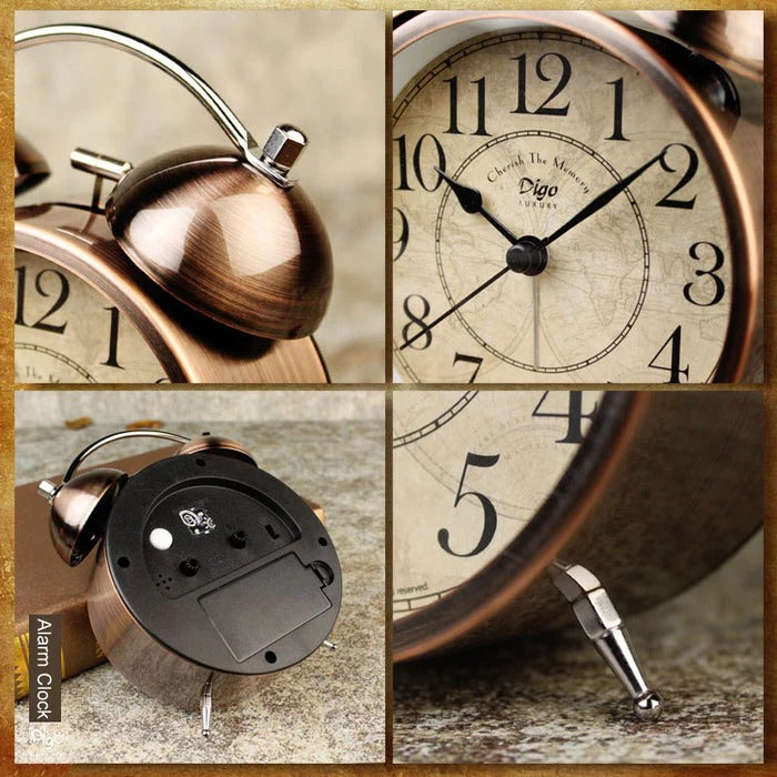 ELEGANT VINTAGE ALARM CLOCK