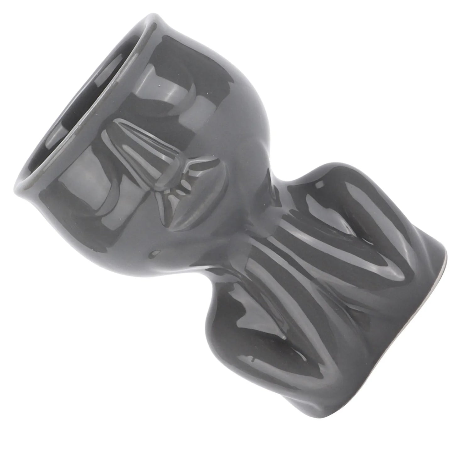 GREY PROFILE PLANT POT