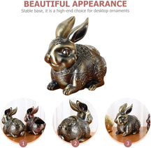 METALLIC RABBIT ASHTRAY