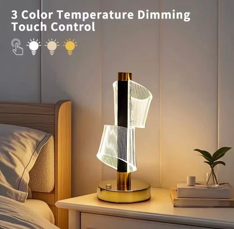 DECORATIVE CRYSTAL TABLE LAMP