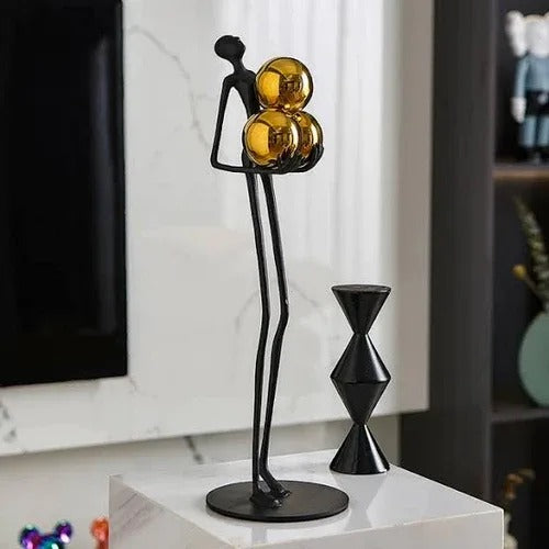 JUGGLE METALLIC NOVELTY SCULPTURE