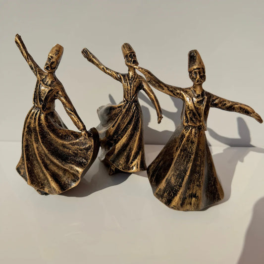 CLASSICAL DERVISH SCULPTURE ( SET OF 3)