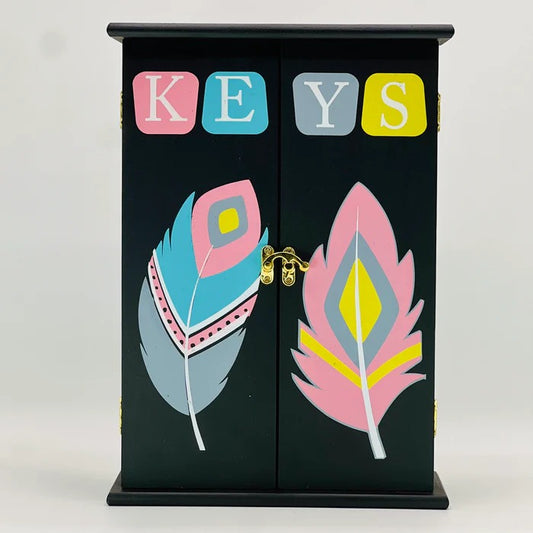 COLOUR FULL LEAF DESIGN KEY HOLDER