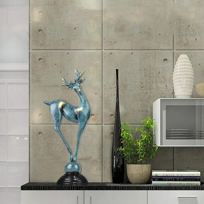 LUXURY DEER STATUE (SET OF 2)