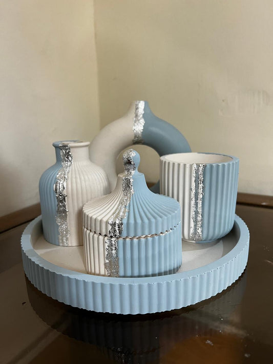ROUND DESIGN TRAY SET