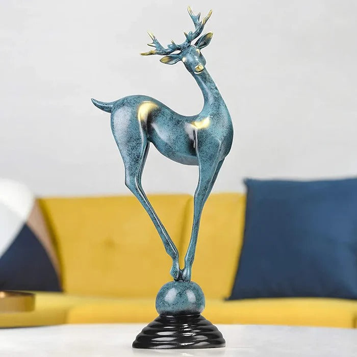 LUXURY DEER STATUE (SET OF 2)