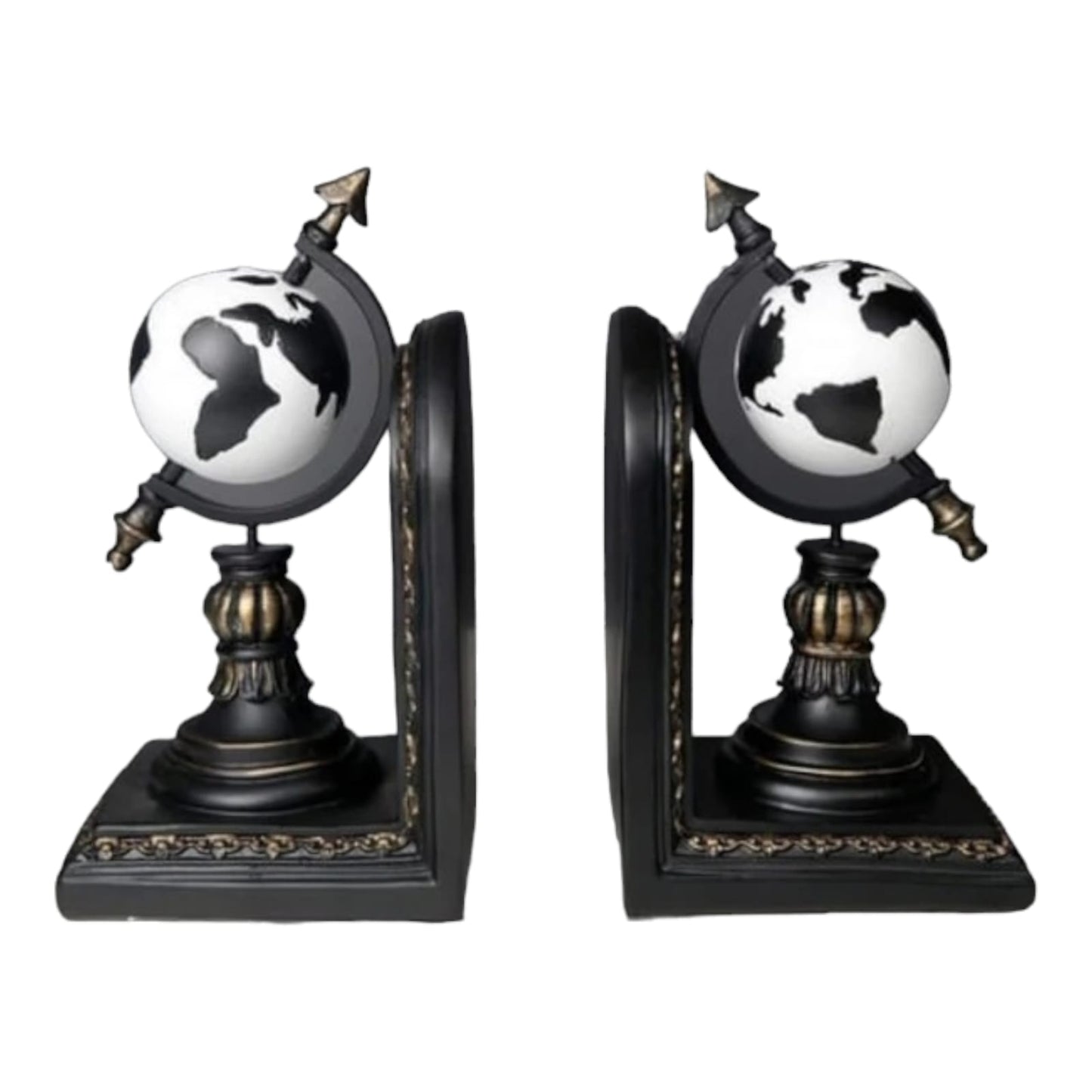 TRADITIONAL GLOBE BOOK HOLDER(PAIR)