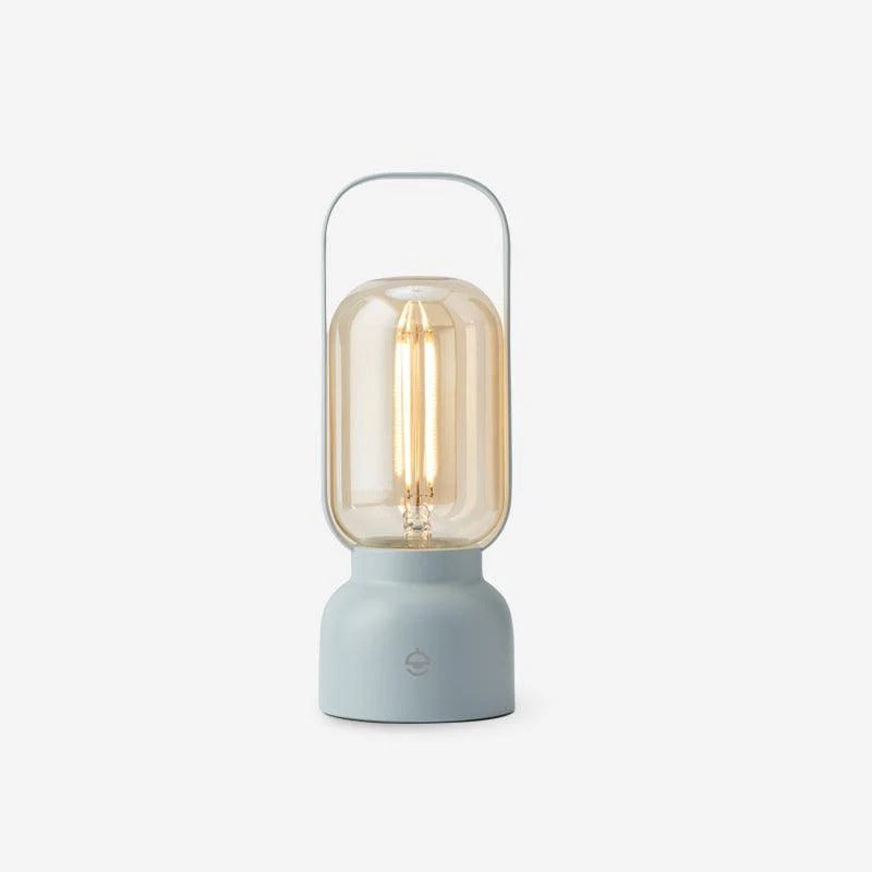 ELEGANT GLASS CAPSULE TABLE LAMP