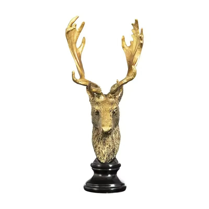 ROYAL ANTELOPE HEAD STATUE