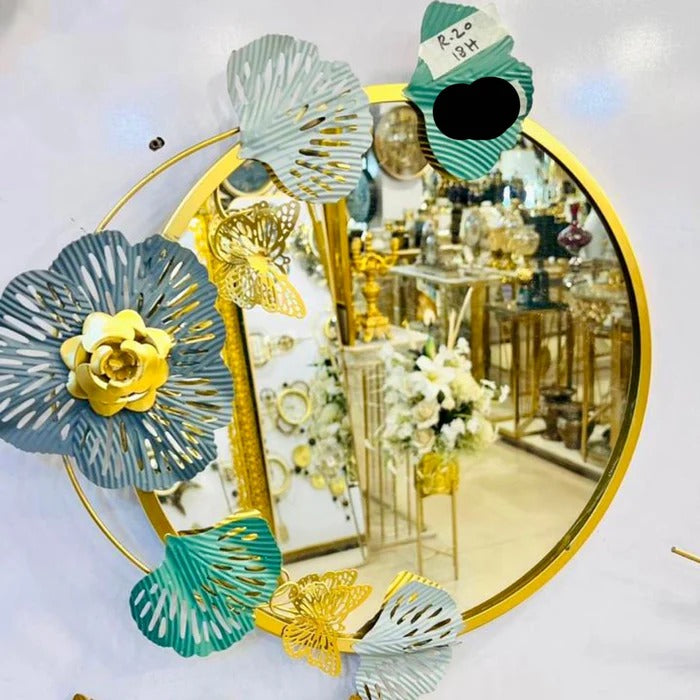 FLORET DESIGN METALLIC WALL MIRROR