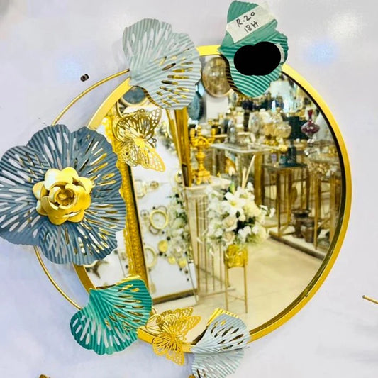 FLORET DESIGN METALLIC WALL MIRROR