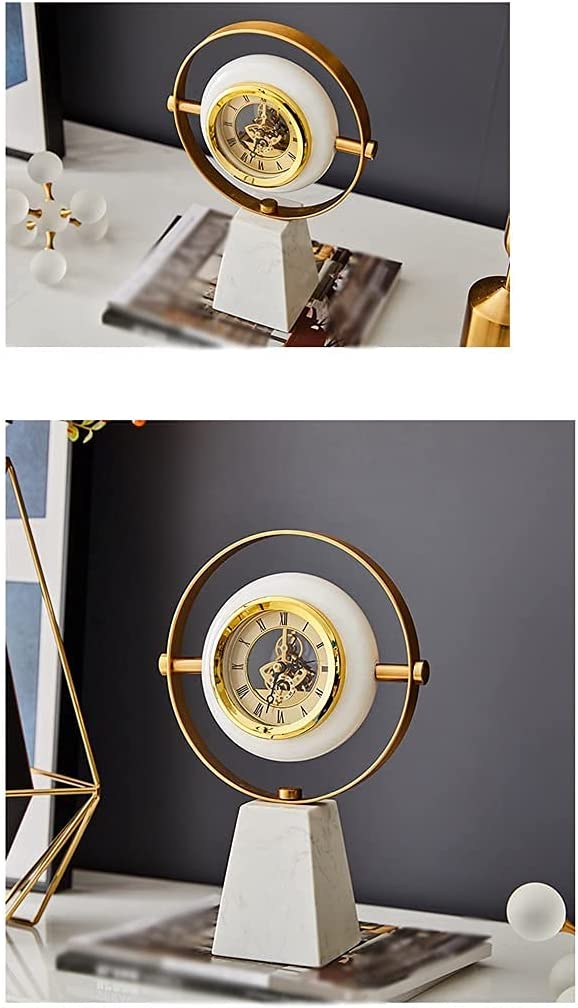 LUXURY WHITE TABLE CLOCK