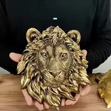 LION FACE WALL HANGING DECOR
