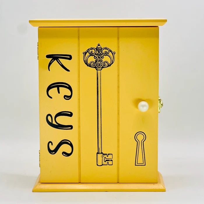 WOODEN DOOR KEY HOLDER