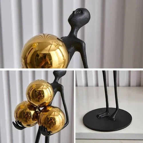 JUGGLE METALLIC NOVELTY SCULPTURE
